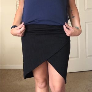 High low pencil skirt